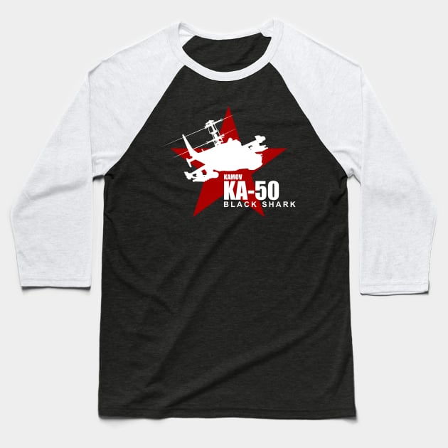 KA-50 Black Shark Baseball T-Shirt by TCP